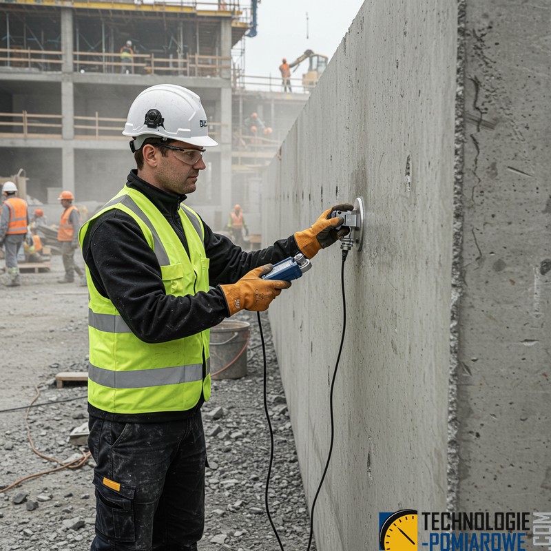Wykrywanie pustek w betonie - Ultradzwiekowe badanie betonu.
