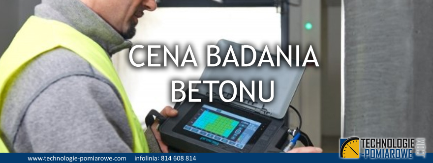 badanie betonu cena