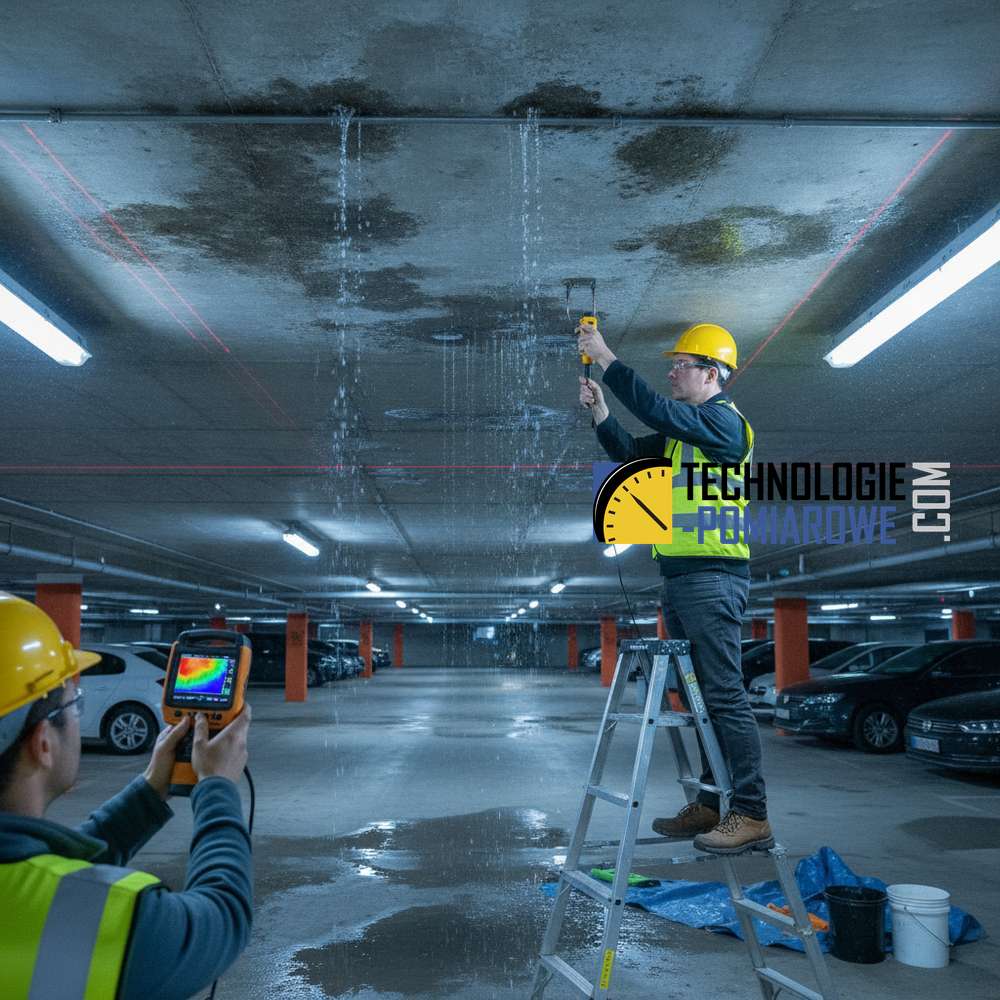 Zaciekający dach parkingu podziemnego — gdzie przecieka?