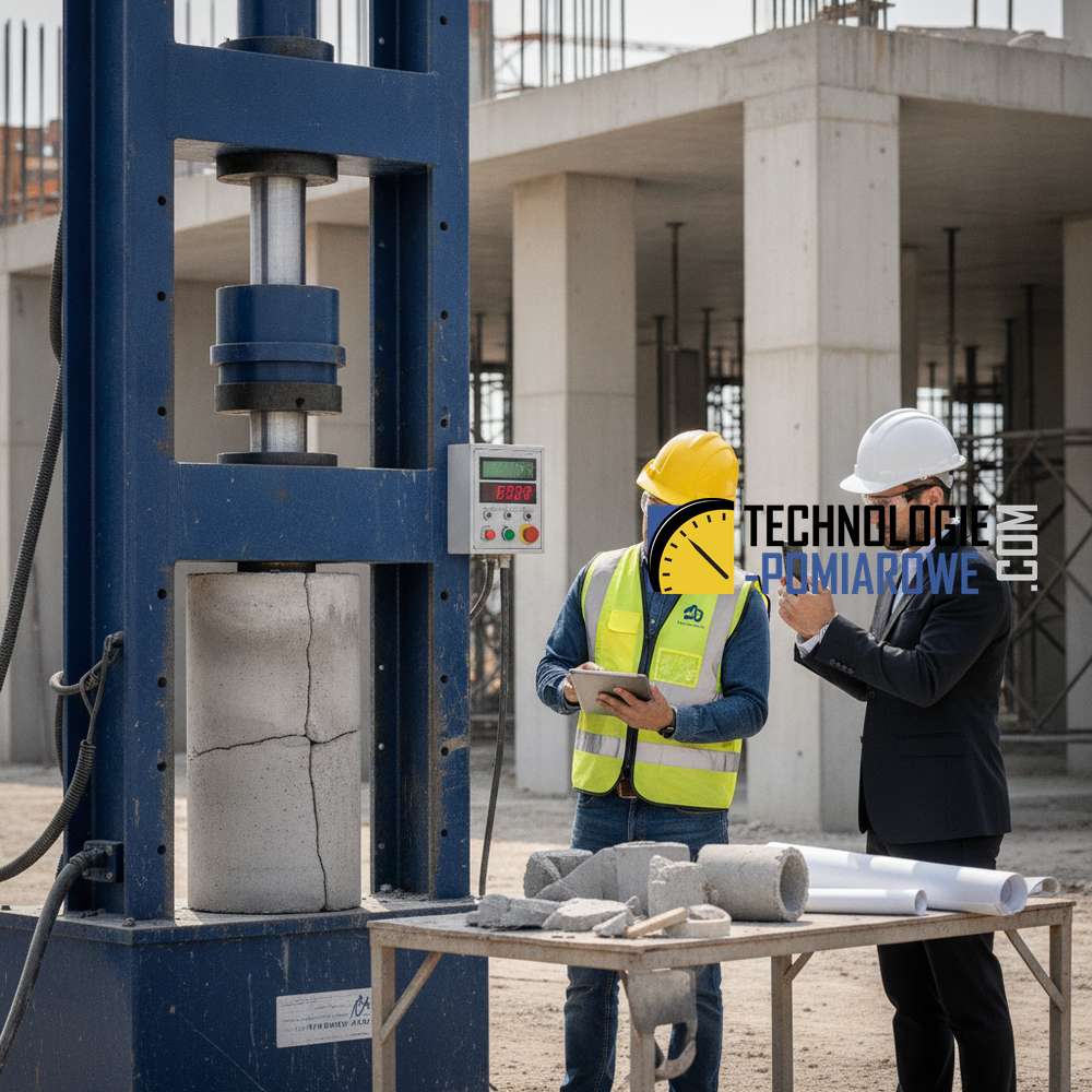 Niezależne badanie wytrzymałości betonu na ściskanie — dowód dla inspektora