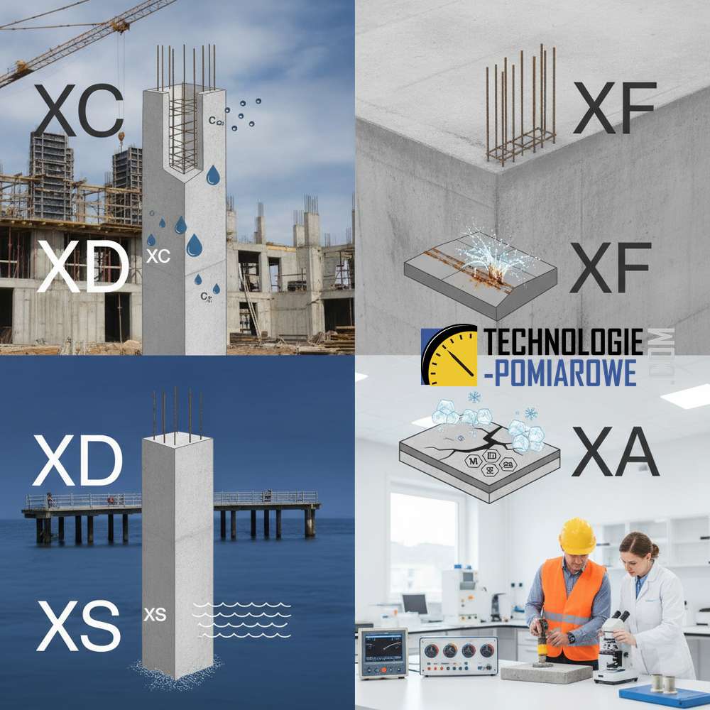 PN-EN 206 — klasy ekspozycji betonu XC, XD, XS, XF, XA. Co oznaczają?